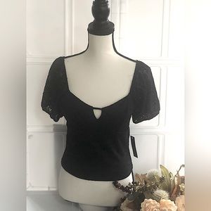 Brand New- No Boundaries- Junior- Sweetheart Lace Top